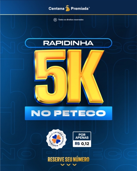 RAPIDINHA R$5.000,00 NO PETECO #011